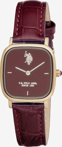 Orologio analogico 'Blair' di U.S. POLO ASSN. in rosso: frontale