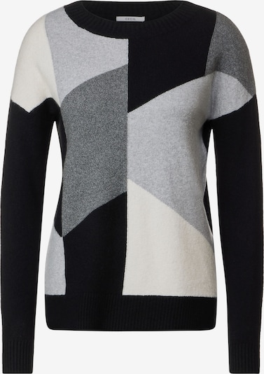 CECIL Пуловер в сиво / черно / бяло, Преглед на продукта