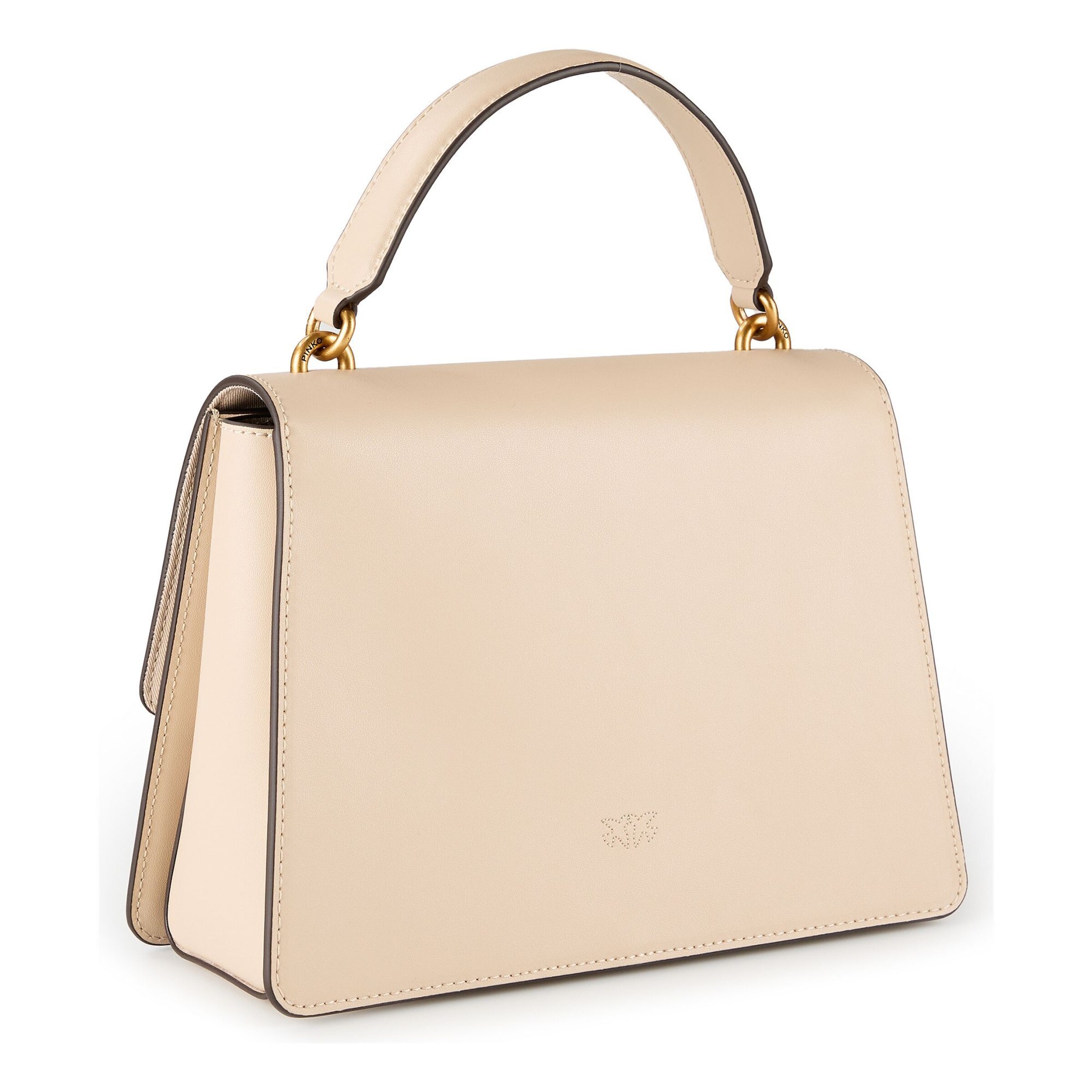 Borsa a mano 'Love One' di PINKO in beige