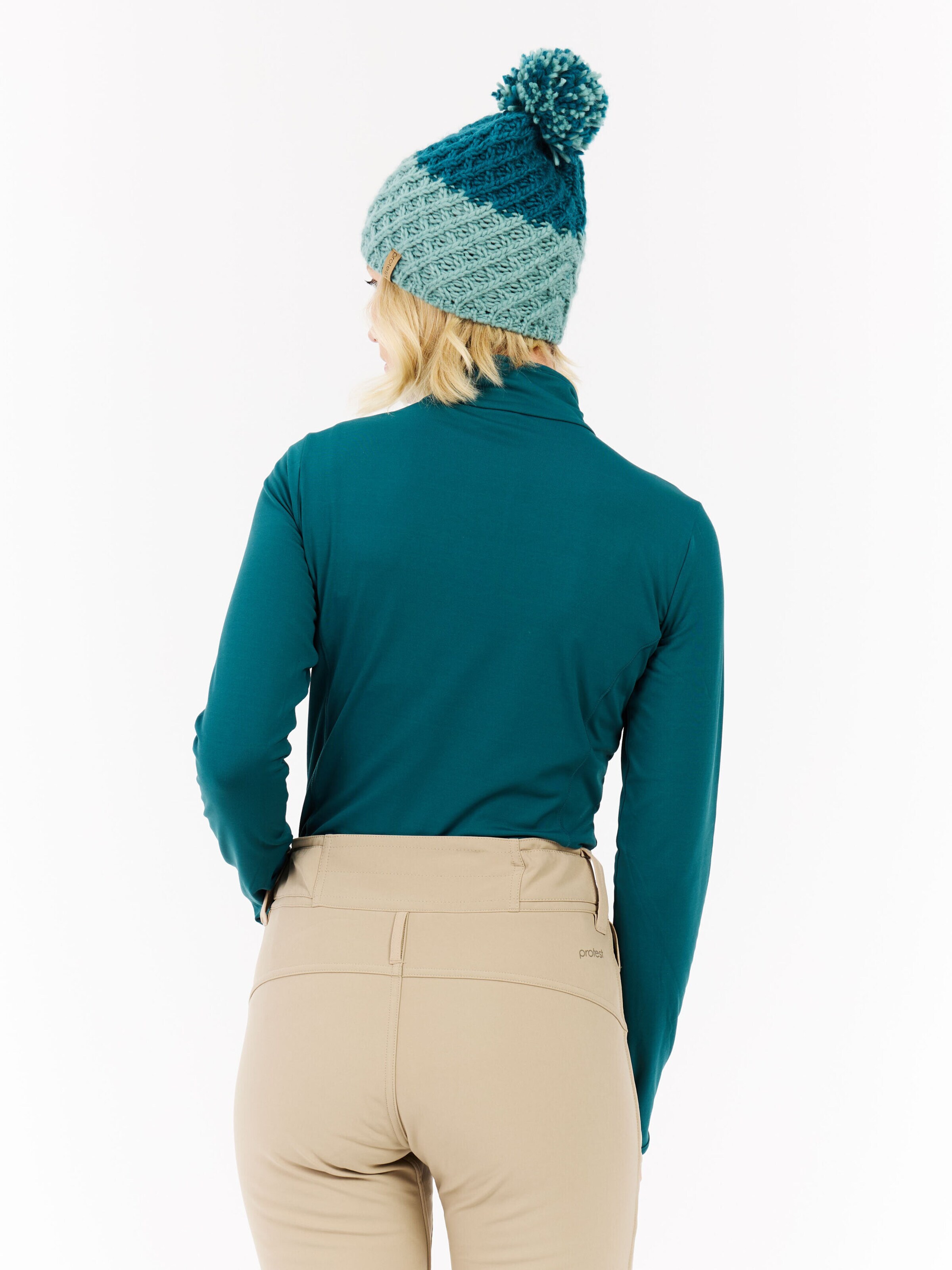 PROTEST Sportief sweatshirt 'REFABRIZ' in Blauw