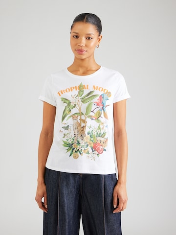 PRINCESS GOES HOLLYWOOD Paita 'Tropical Mood' värissä valkoinen: etupuoli