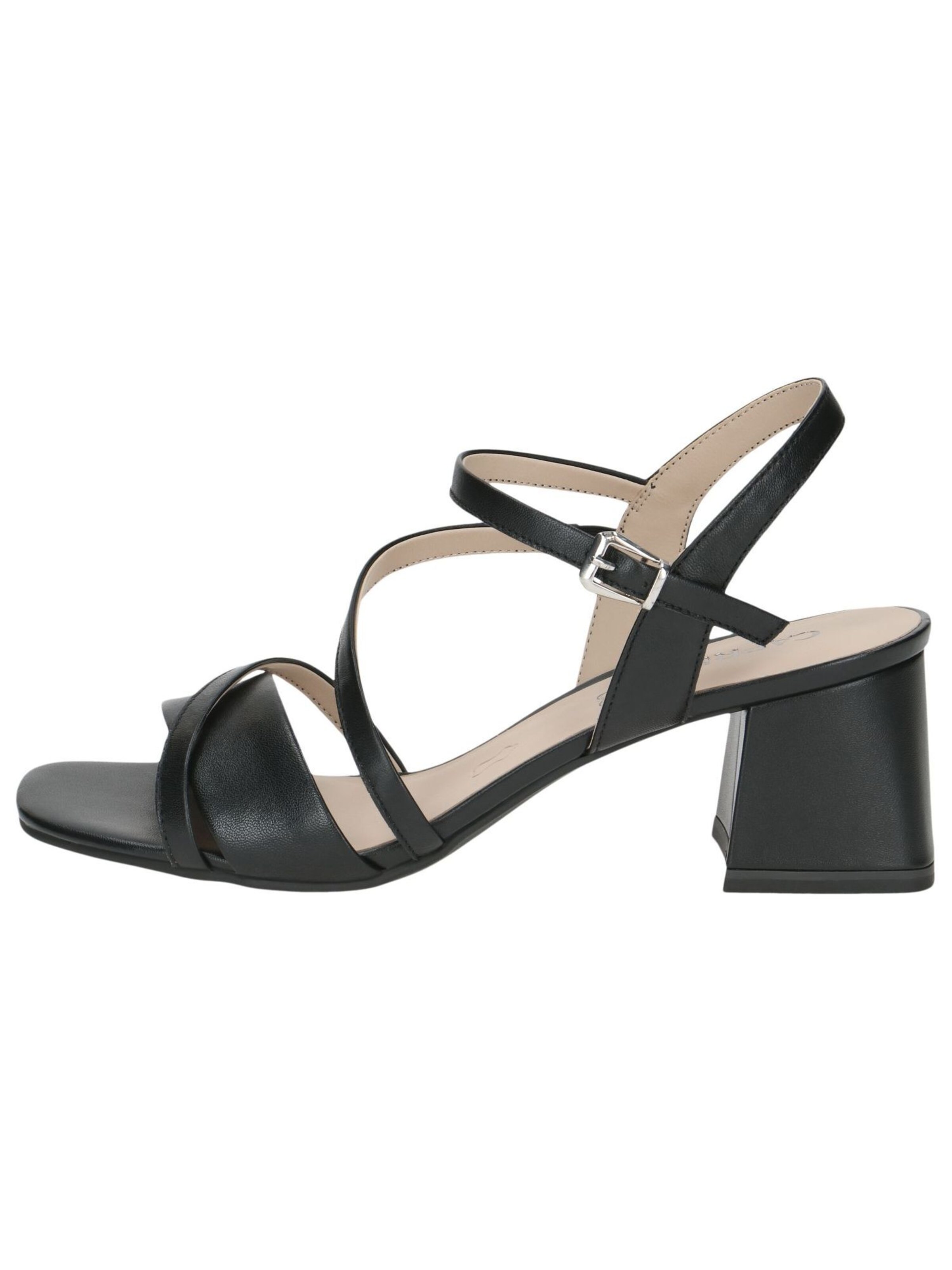 CAPRICE Strap Sandals in Black