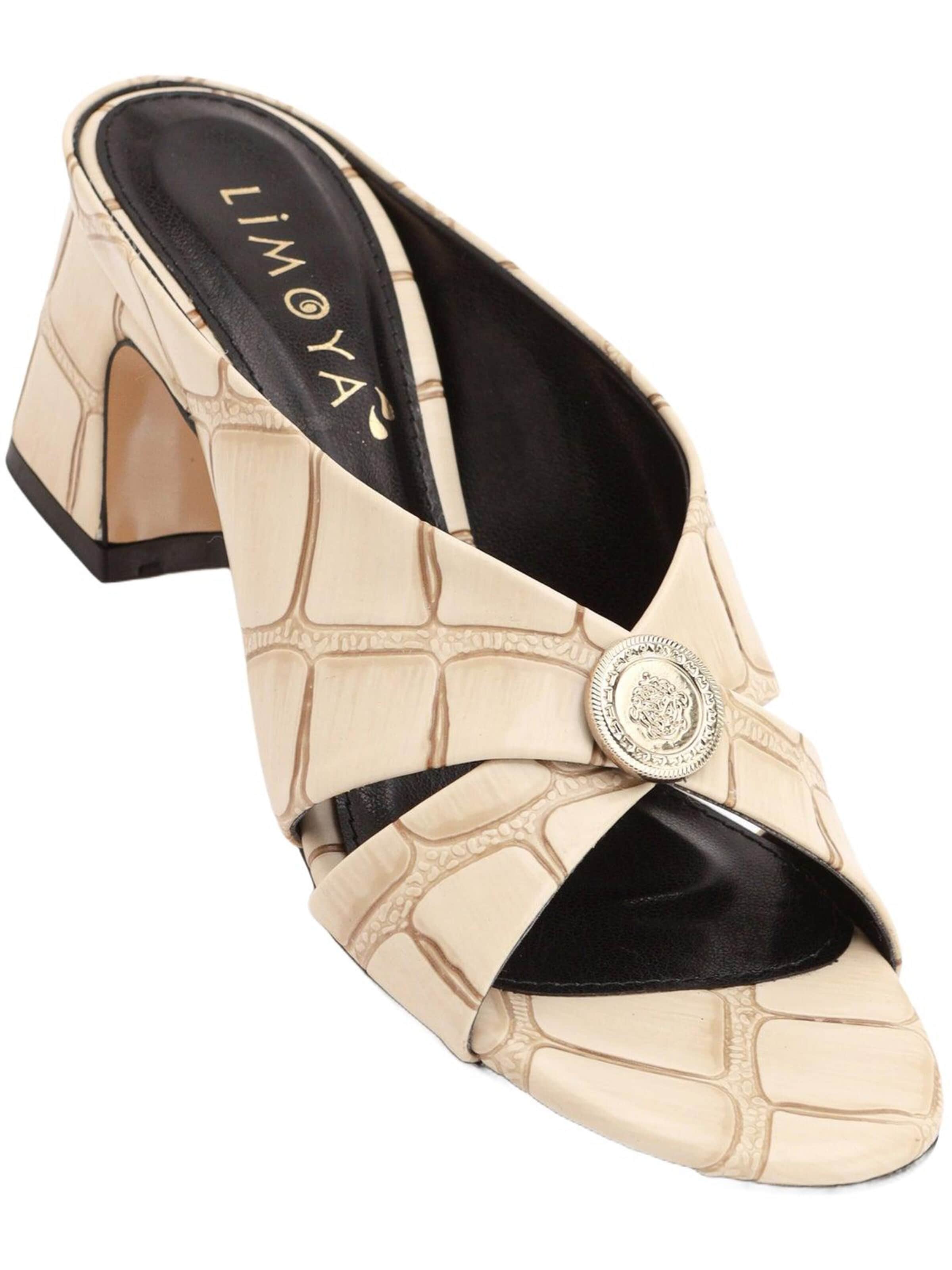 Limoya Muiltjes 'Dinara' in Beige: voorkant