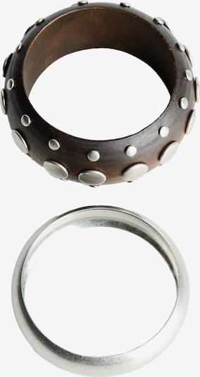 Bershka Rannekoru värissä tummanruskea / hopea, Tuotenäkymä