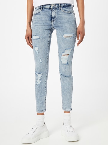 ONLY Skinny Jeans 'Carmen' in Blauw: voorkant