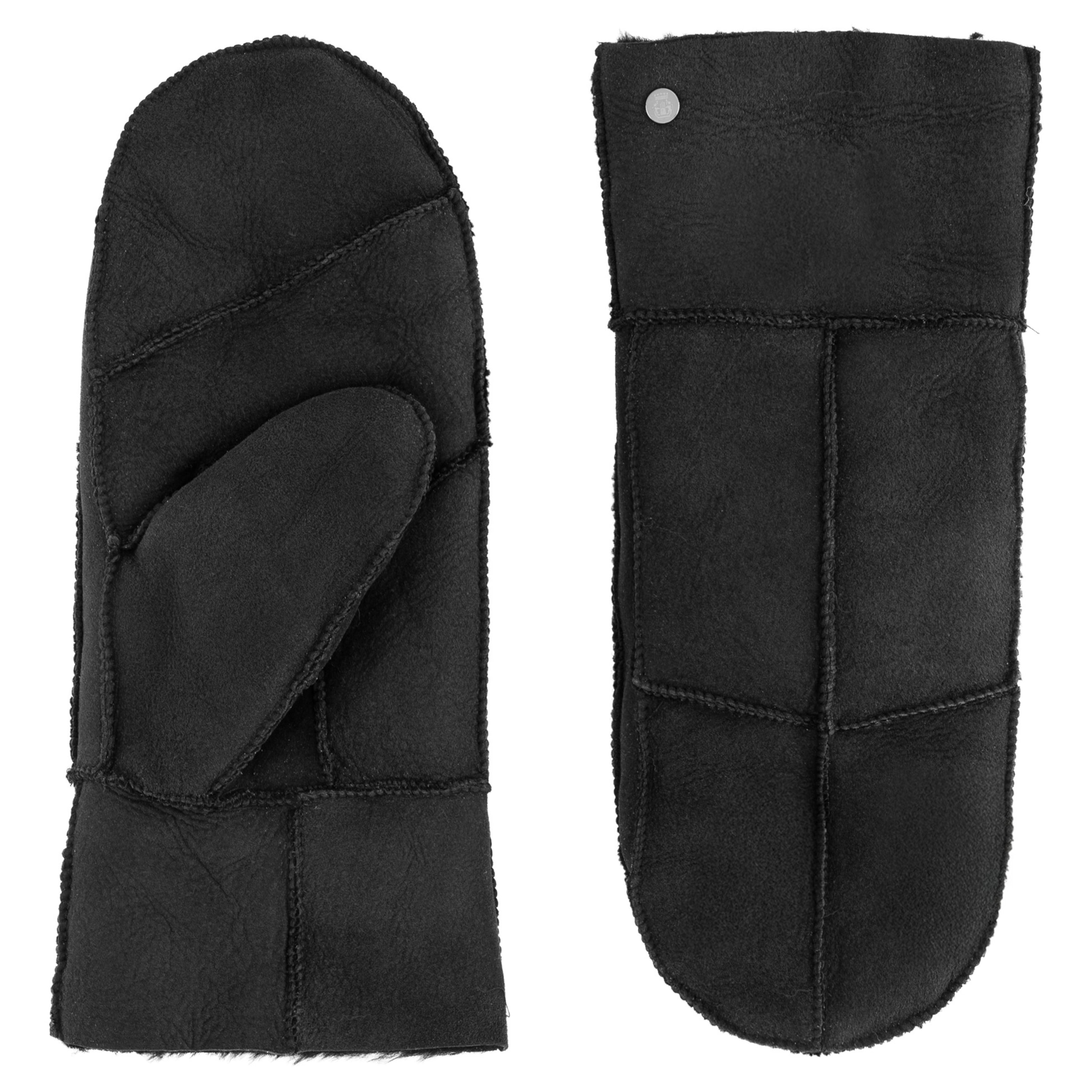 Roeckl Fäustlinge 'OPPDAL' in anthrazit / schwarz, Produktansicht