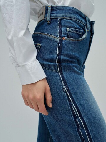 évasé Jean 'Faith' Salsa Jeans en bleu