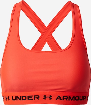 Bustino Reggiseno sportivo di UNDER ARMOUR in rosso: frontale