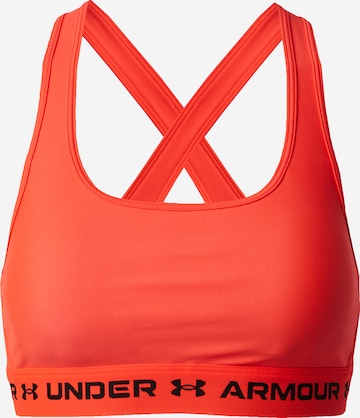 UNDER ARMOUR Bralette Sports Bra in Red: front