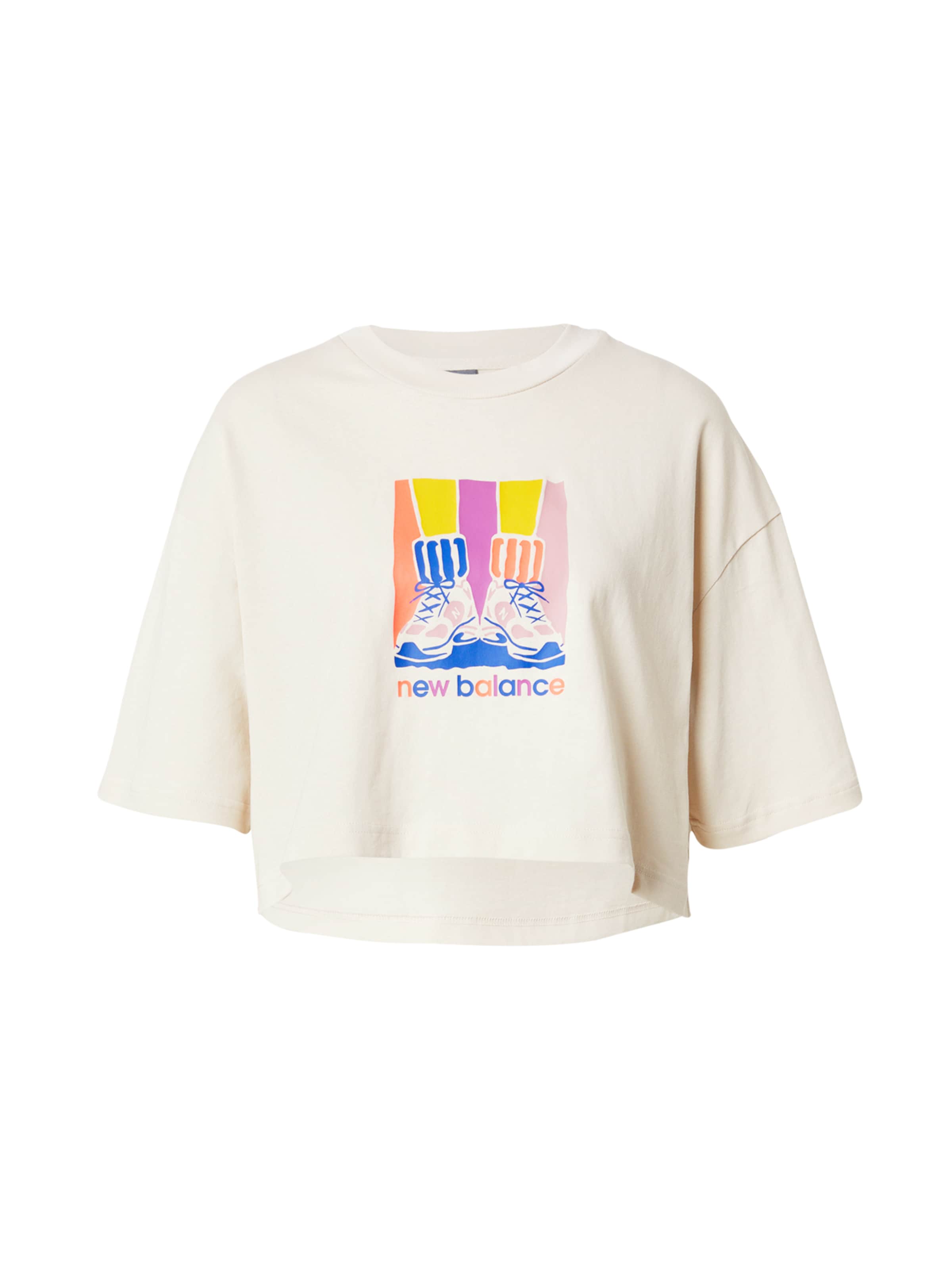 new balance T-Shirt in Beige: Vorderseite