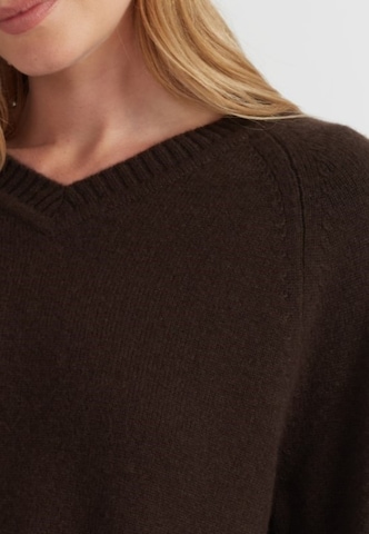 Chinti & Parker Svetr 'Pure Cashmere' – hnědá