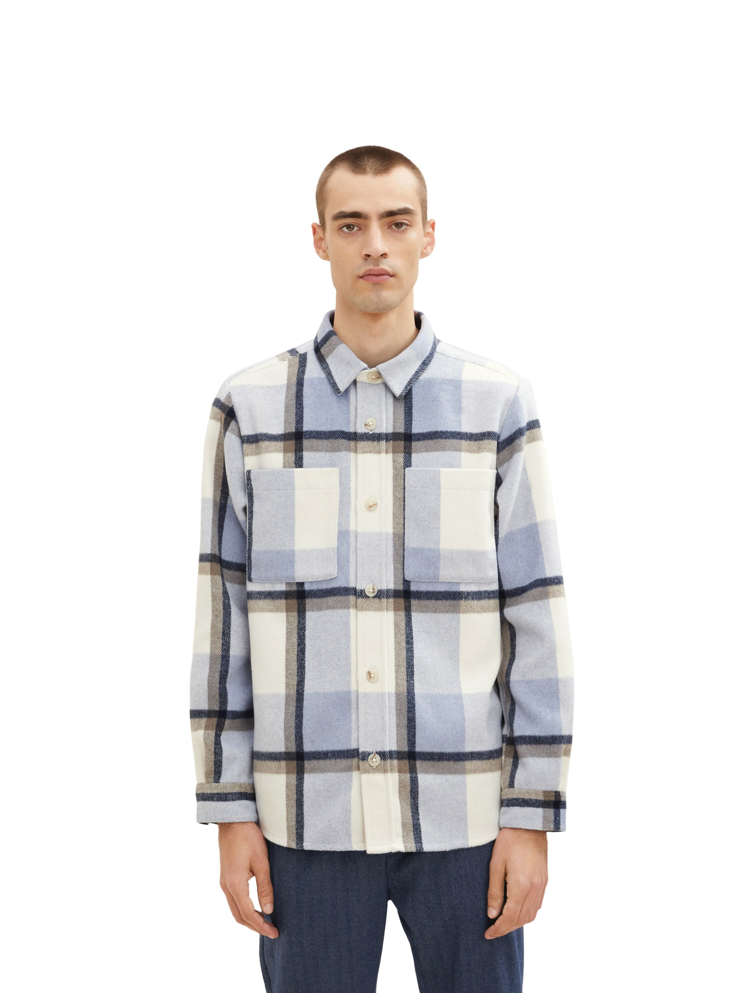 TOM TAILOR Comfort Fit Hemd in Mischfarben: Vorderseite