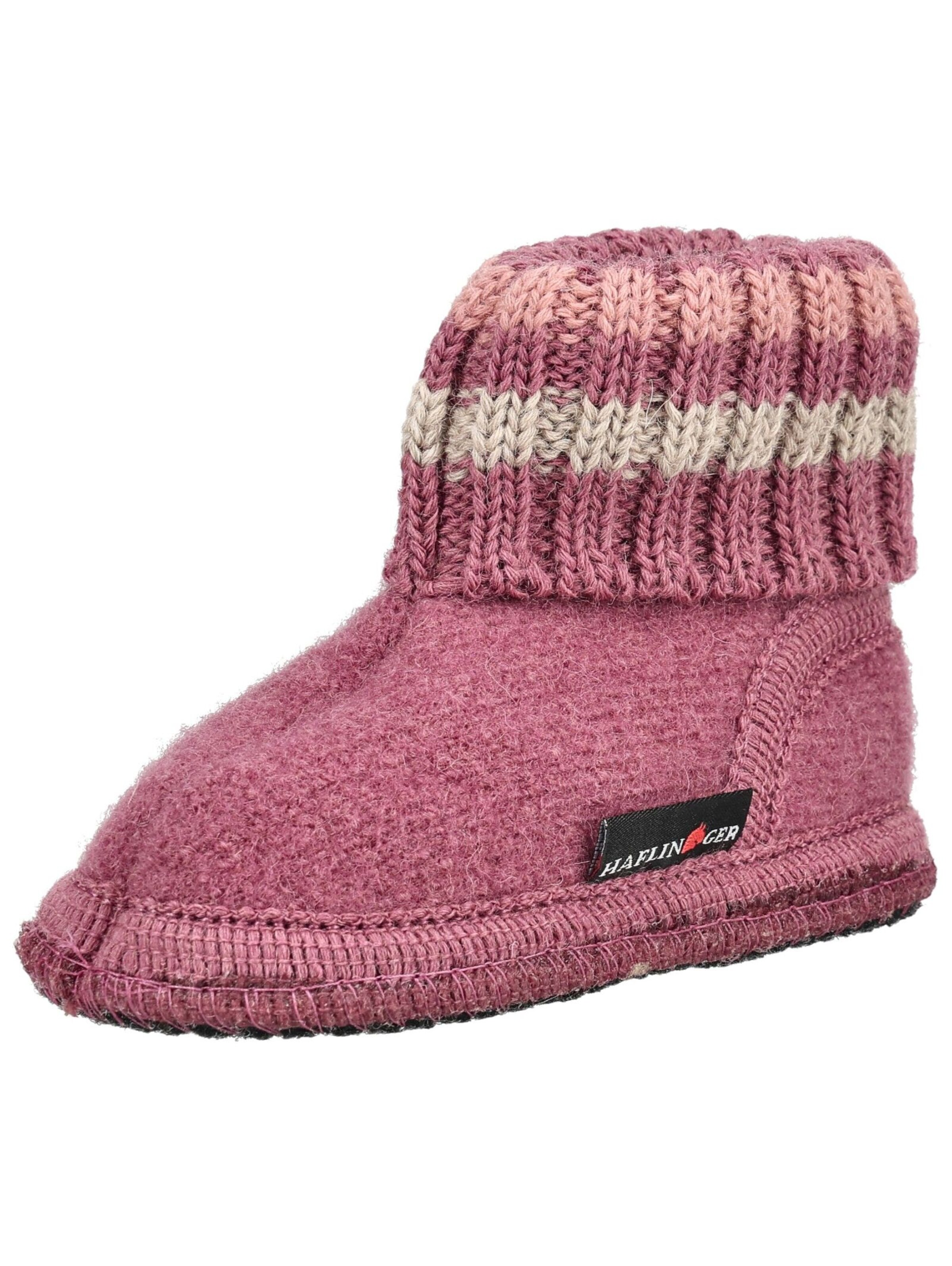 HAFLINGER Hausschuhe in Pink: Vorderseite