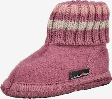 HAFLINGER Hausschuhe in Pink: Vorderseite