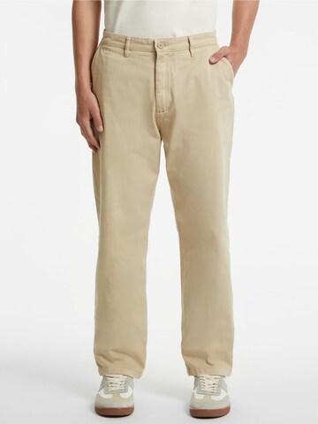 GUESS Regular Chino Pants in Beige: front