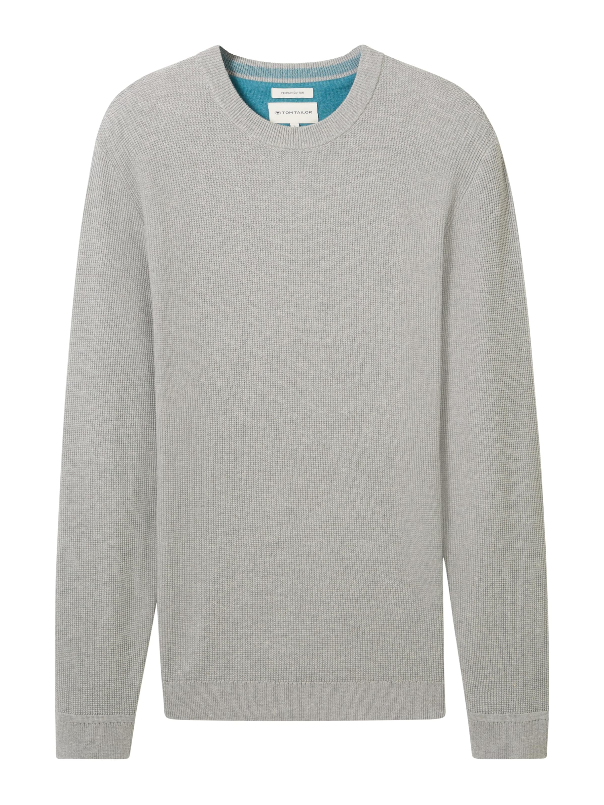 Pull-over TOM TAILOR en gris : devant