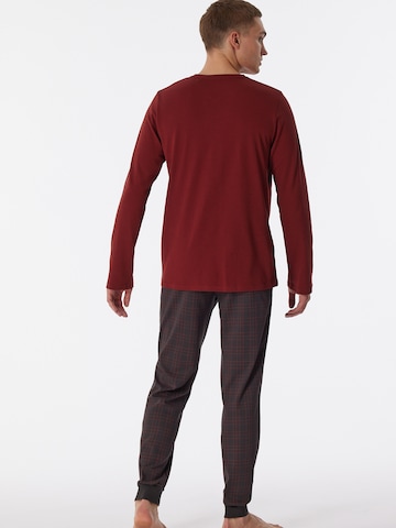 Pyjama long ' Fine Interlock ' SCHIESSER en marron