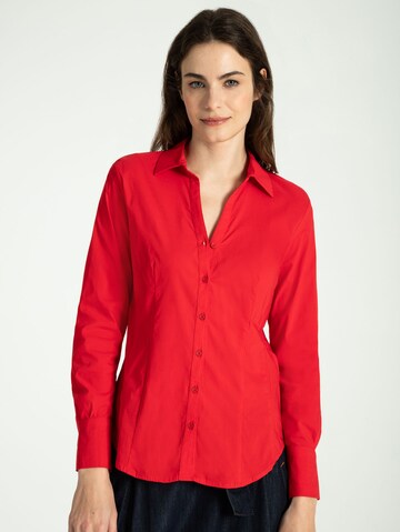 MORE & MORE Bluse 'Billa' in Rot: Vorderseite