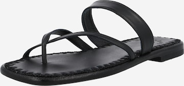 Flip-flops 'ELLI' de la Marietta's Fantasy pe negru: față