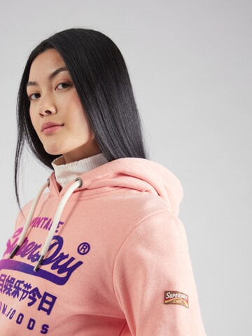 Superdry Tréning póló - rózsaszín