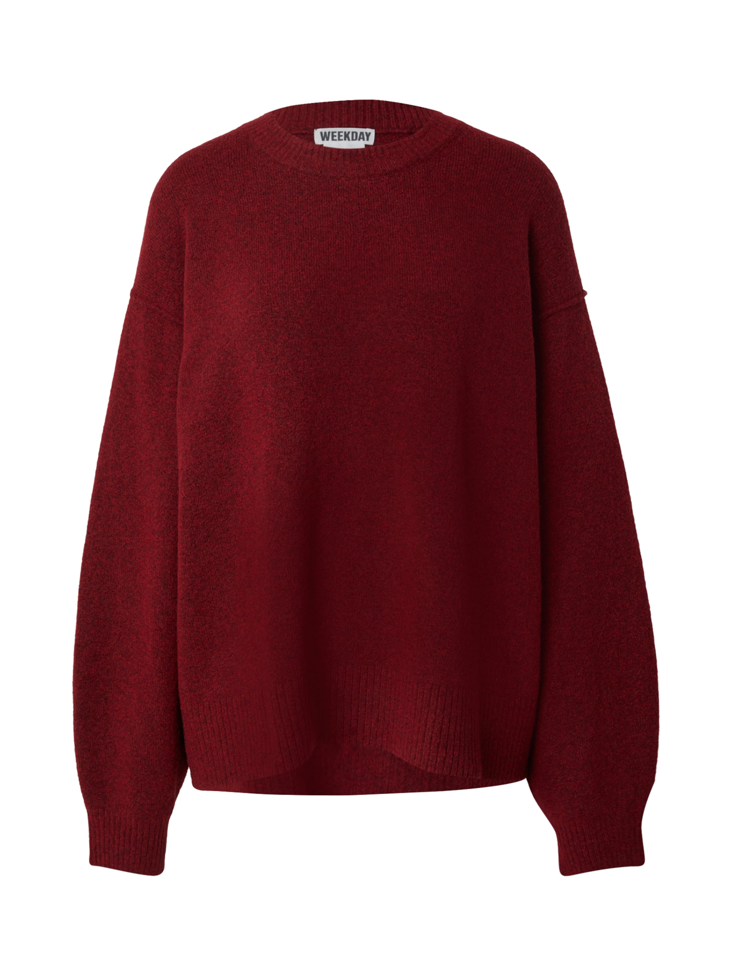 raudona WEEKDAY Megztinis &#x27;Funda&#x27;: priekis