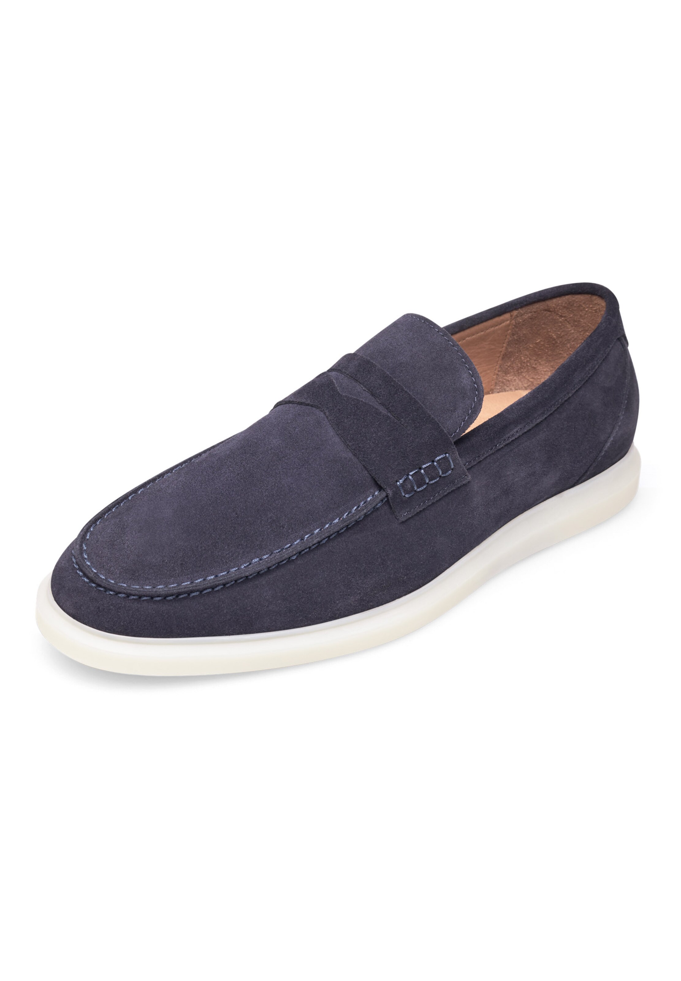 Henry Stevens Slipper 'Elia' in Blau: Vorderseite