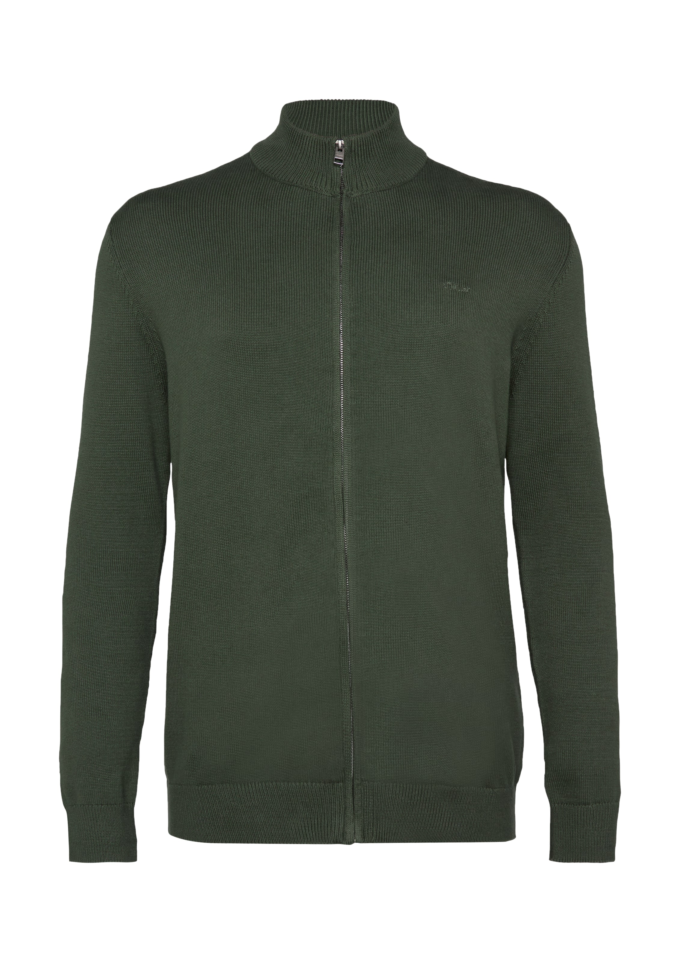 s.Oliver Men Big Sizes Übergangsjacke in Grün: Vorderseite