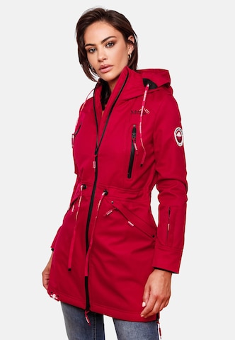 Parka di mezza stagione di MARIKOO in rosso: frontale