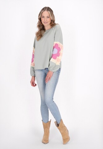 Sweat-shirt 'Fashion Look' usha FESTIVAL en vert