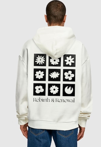 Merchcode Sweatshirt 'Rebirth And Renewal' in White: front
