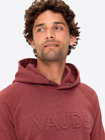 VAUDE Sportsweatshirt 'Mineo' in Rood