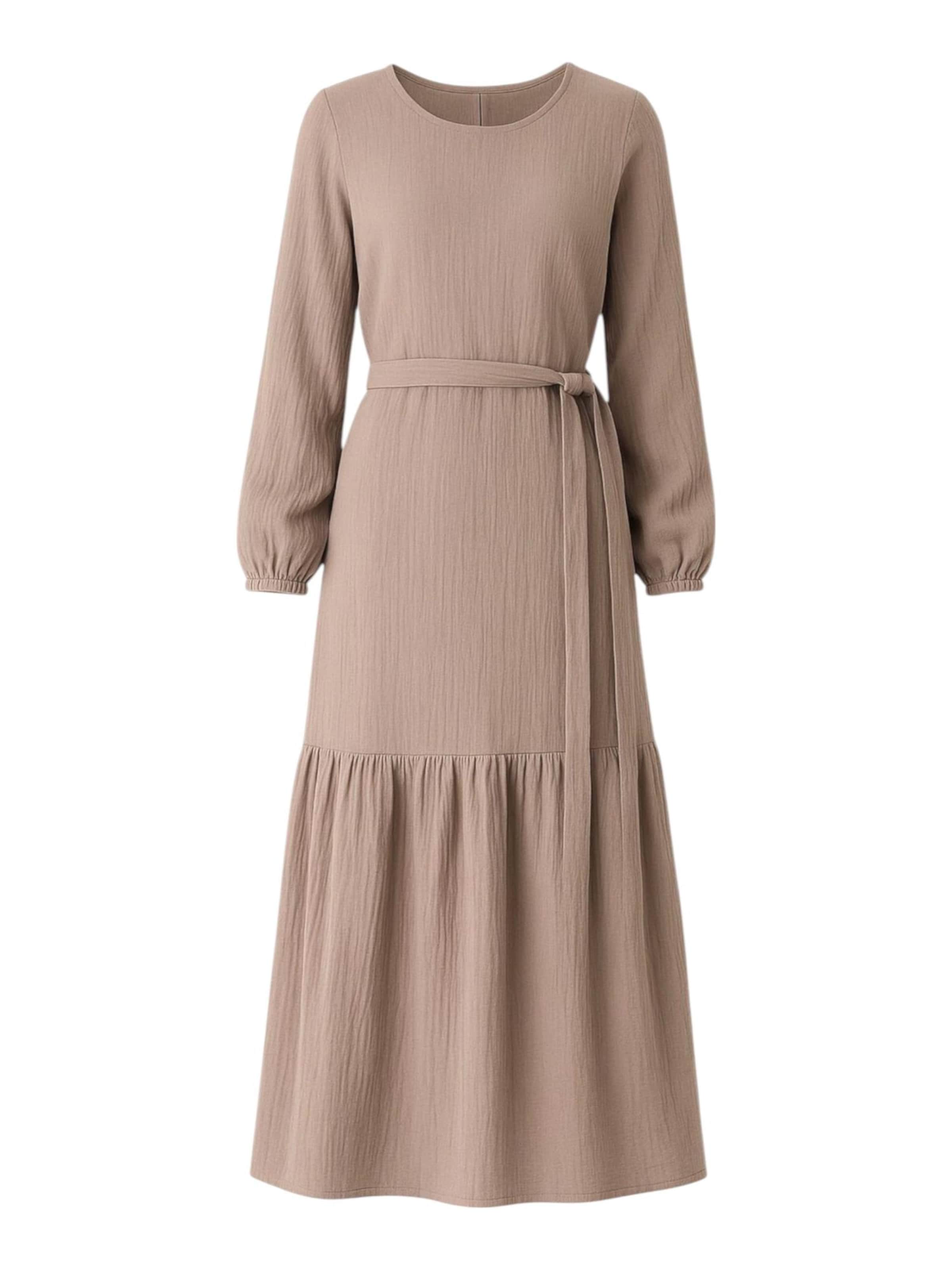 WENOR - Vestido de verano 'FERAY' en marrón: frente