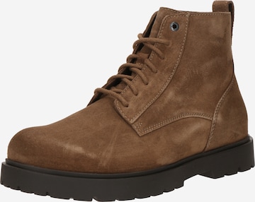 BIRKENSTOCKČizme na vezanje 'Highwood' - smeđa boja: prednji dio