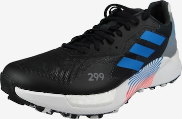 ADIDAS ORIGINALS Athletic Lace-Up Shoes in Black: front