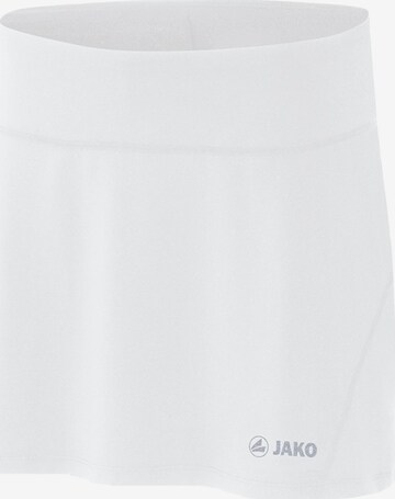 JAKO Regular Athletic Skorts in White: front