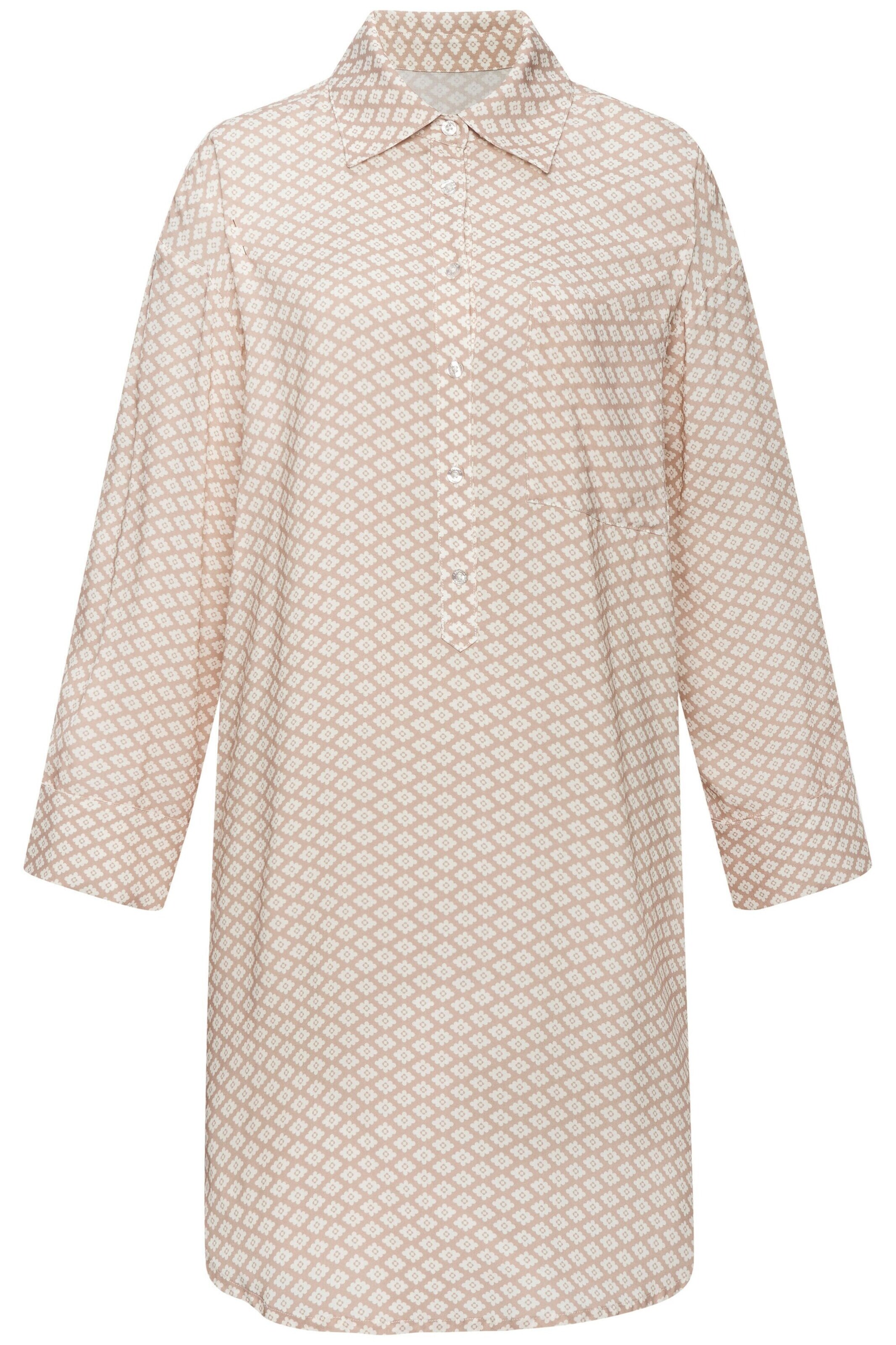 LASCANA Nachthemd in Beige: Vorderseite