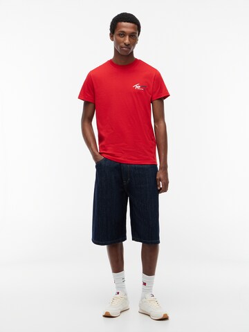 Tommy Jeans Μπλουζάκι σε κόκκινο