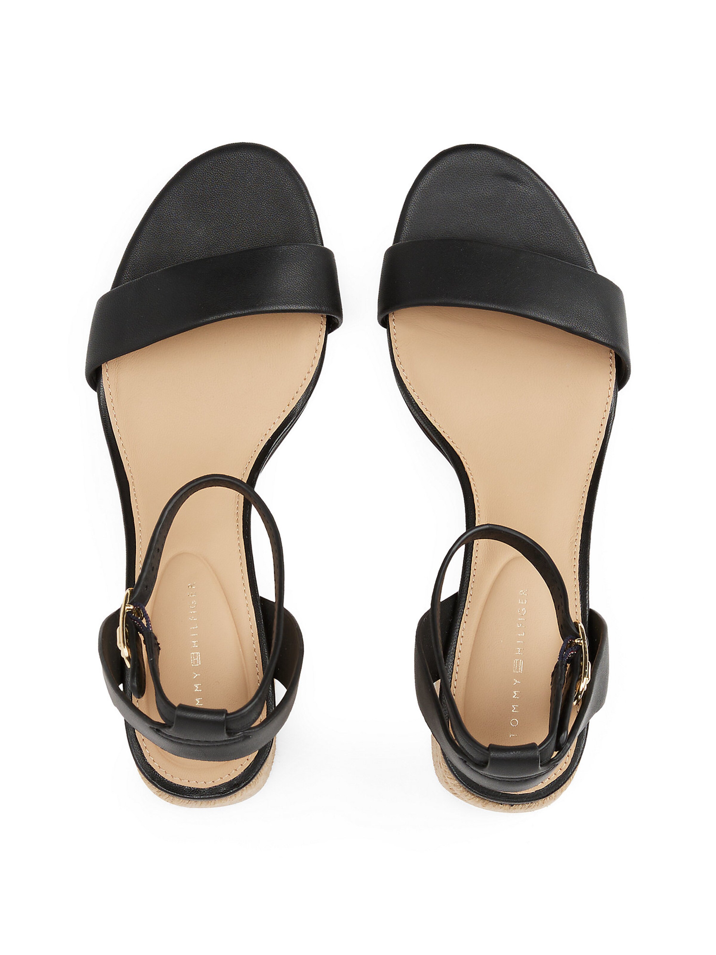 Sandales à lanières TOMMY HILFIGER en noir