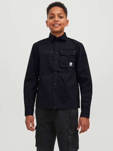 Jack & Jones Junior Regular fit Button Up Shirt 'Dust' in Black: front
