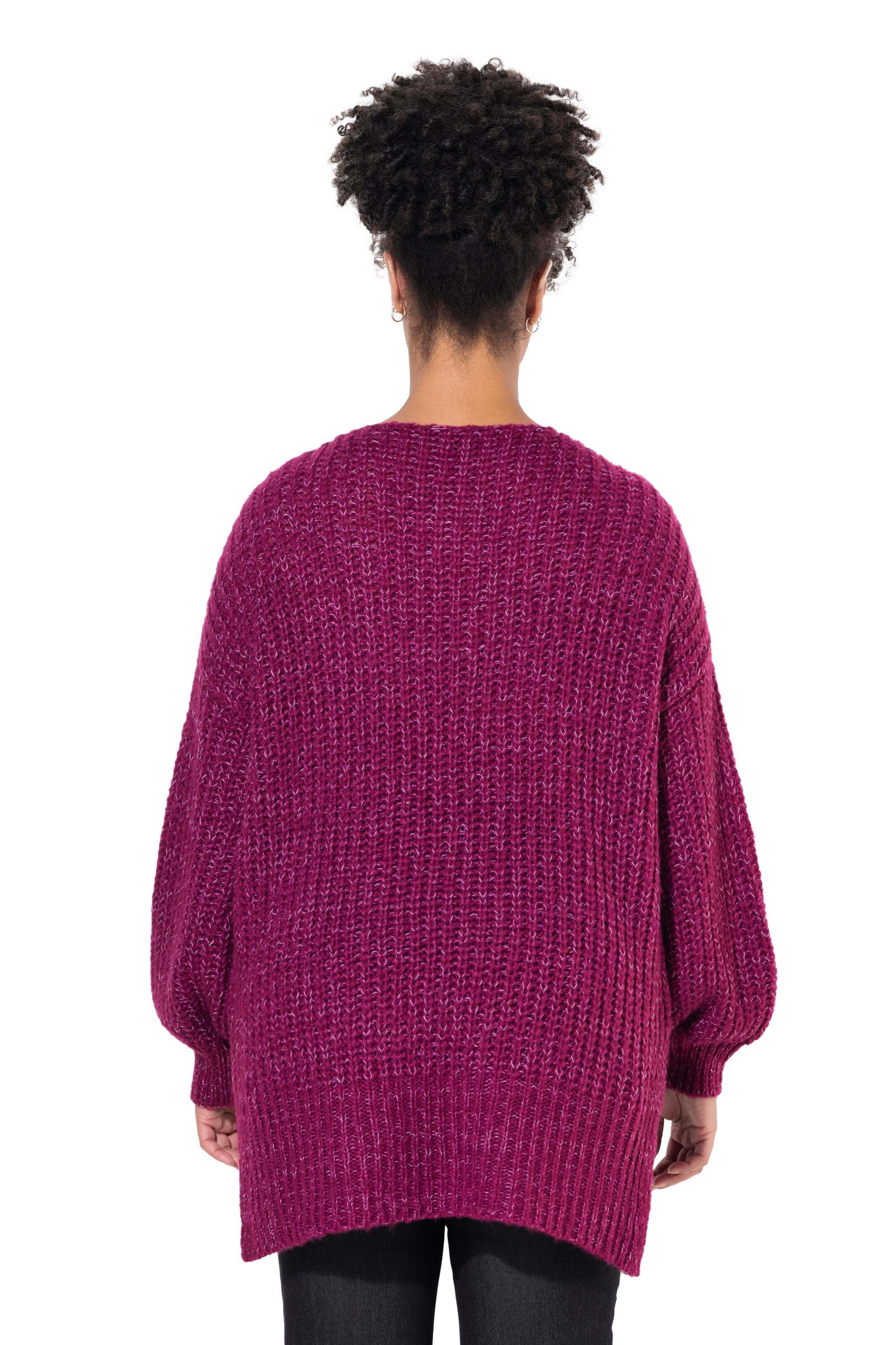 Janet & Joyce Sweater in Purple