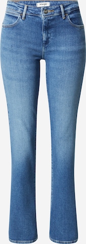 Bootcut Jeans de la WRANGLER pe albastru: față