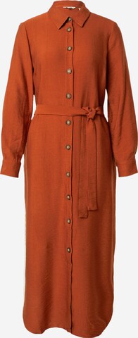 Koton - Vestido camisero en marrón: frente
