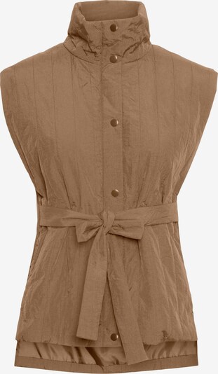 VERO MODA Gilet 'Roxy' en marron, Vue avec produit