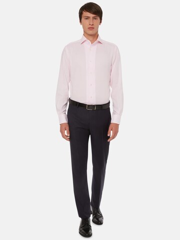 Boggi Milano Regular Fit Hemd 'Dobby' in Pink