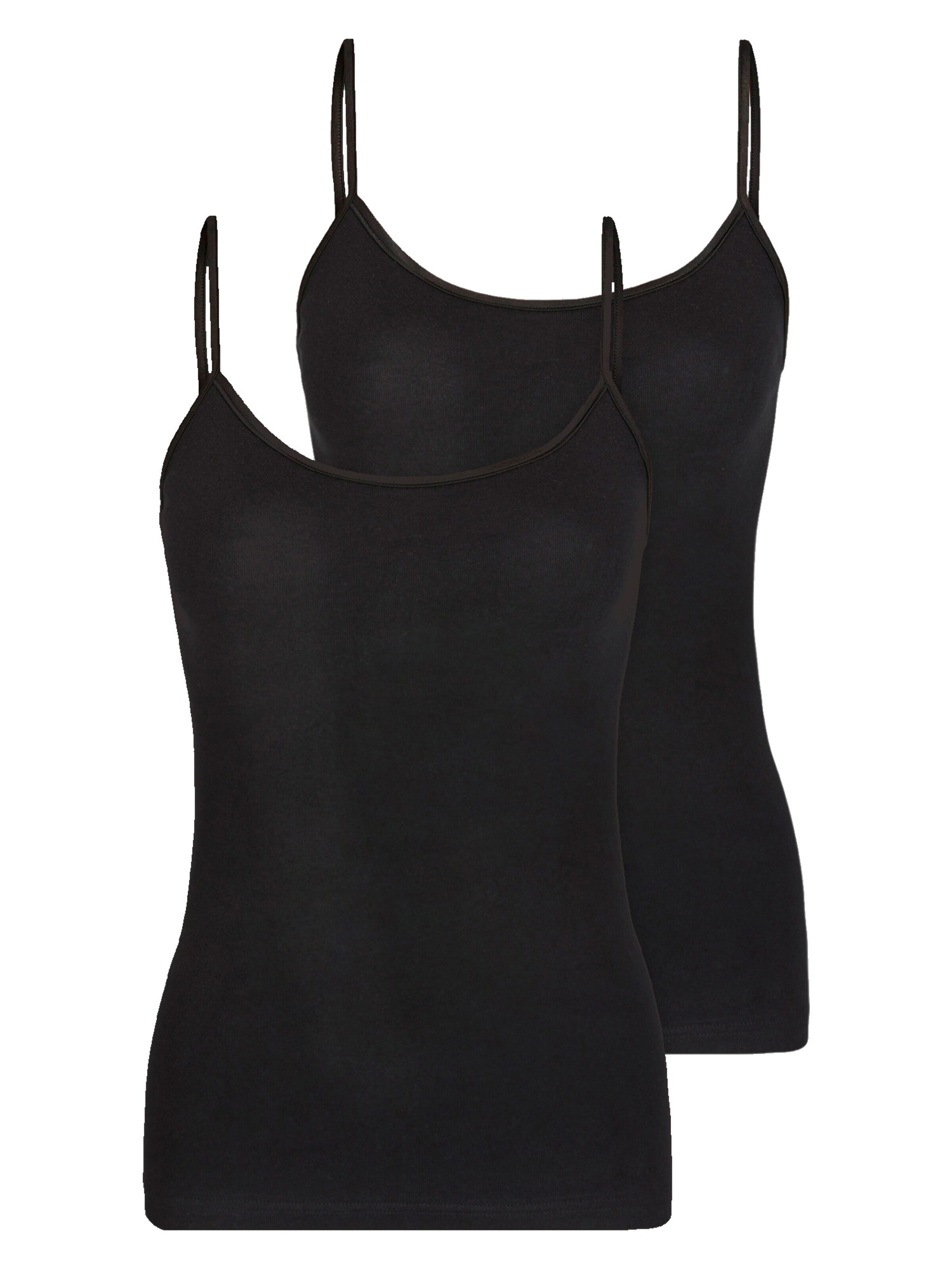 Nina von C. Undershirt 'Pure' in Black: front
