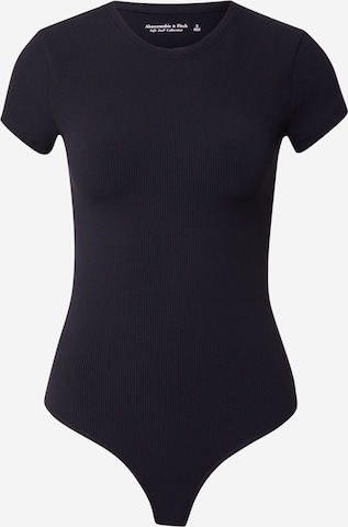 Abercrombie & Fitch - Body camiseta en negro: frente