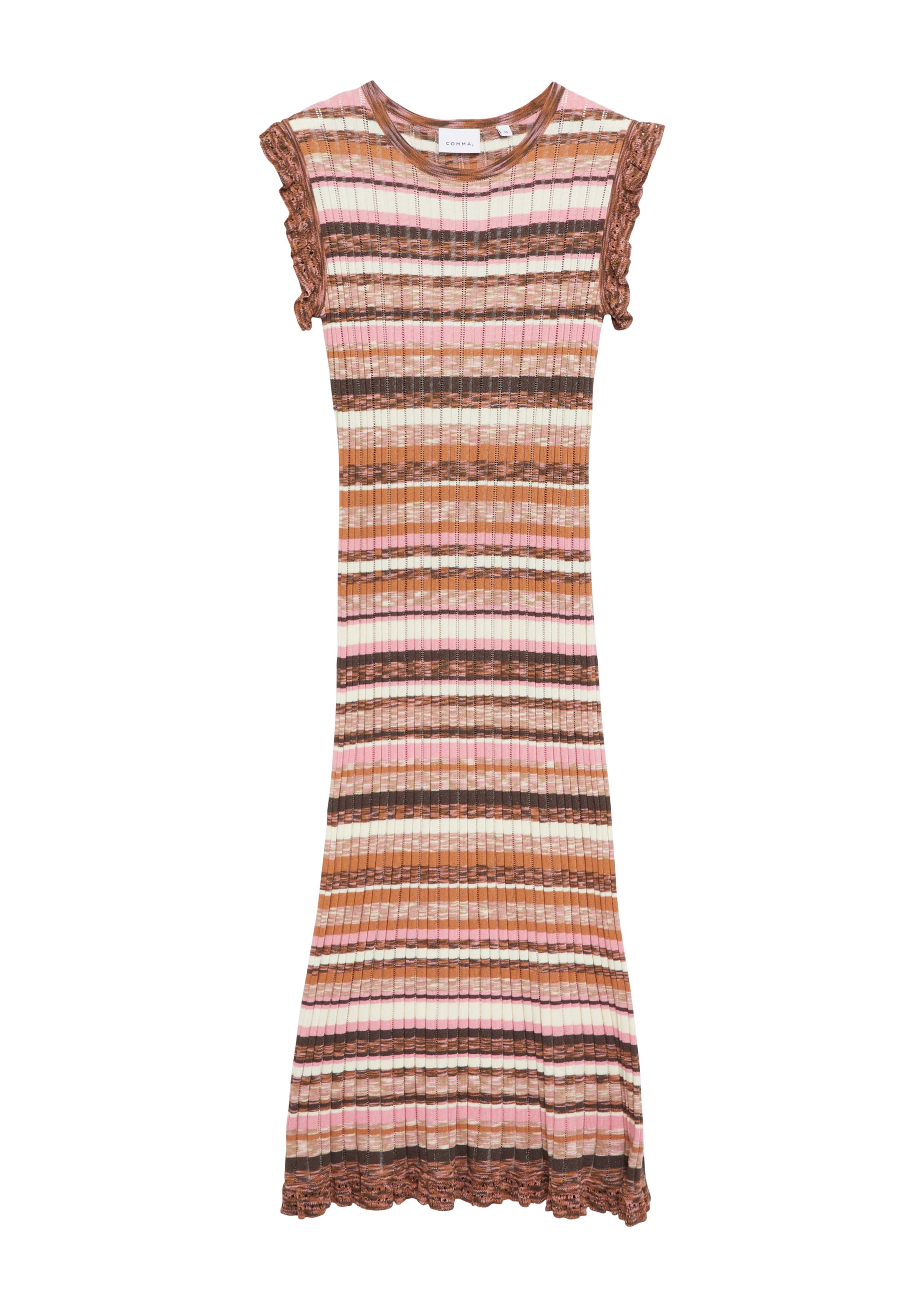 COMMA Kleid in Beige: Vorderseite