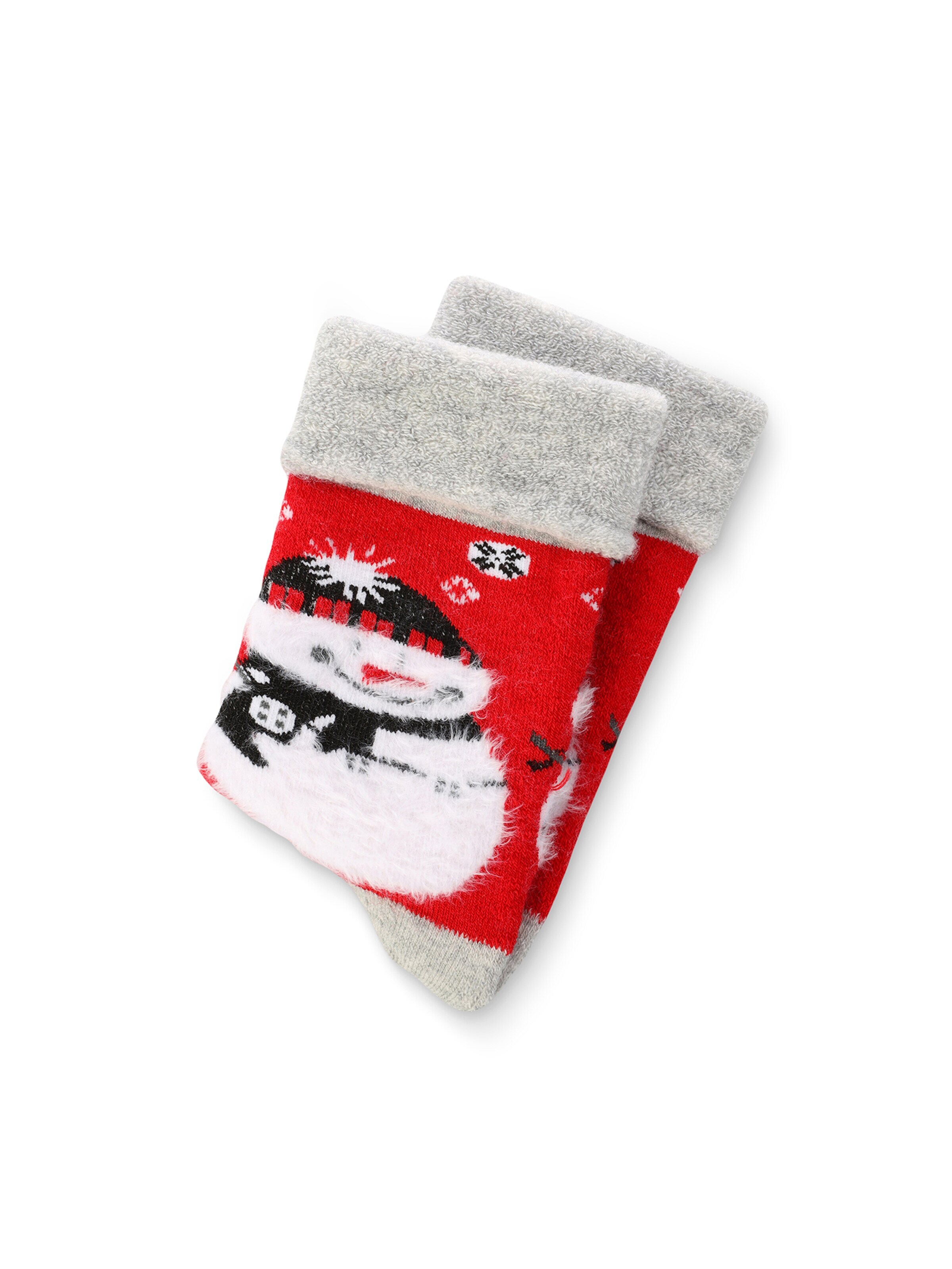 Chaussettes 'Weihnachten Santa' Crea Socks en rouge