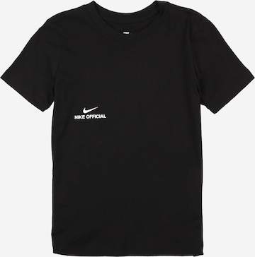 Nike Sportswear Paita 'OFFICIAL' värissä musta: etupuoli