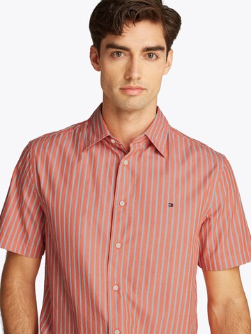 Regular fit Camicia 'Flex' di TOMMY HILFIGER in arancione